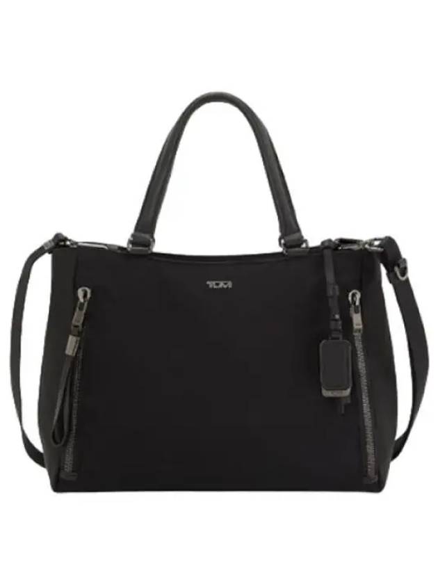 Voyager Valletta Medium Tote Bag Black Gunmetal Handbag - TUMI - BALAAN 1