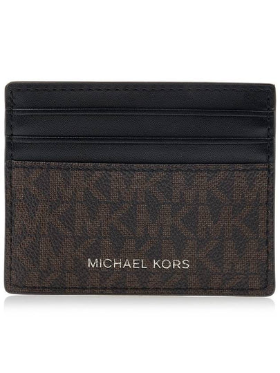 Men's Greyson Logo Card Wallet Brown - MICHAEL KORS - BALAAN 2