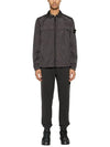 Garment Dyed Crinkle Reps R-NY Jacket Brown - STONE ISLAND - BALAAN 3