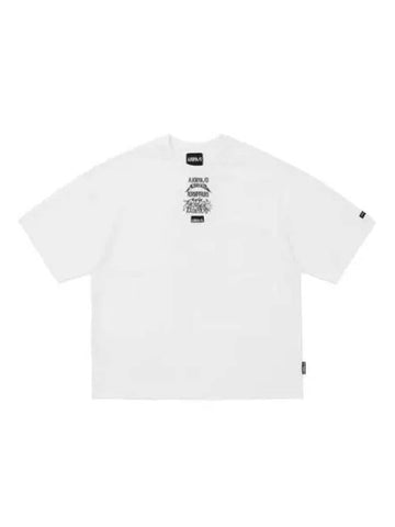 Total logo embroided short sleeve t shirt white - AJOBYAJO - BALAAN 1