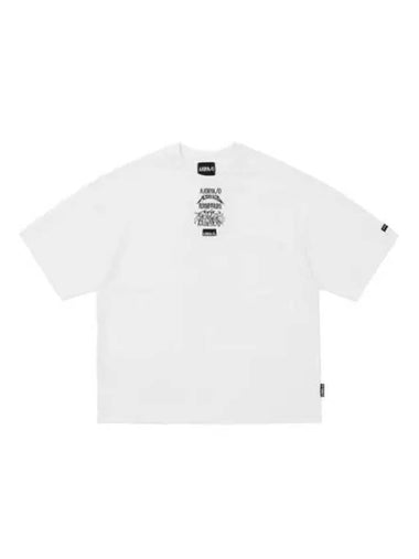 Total logo embroided short sleeve t shirt white - AJOBYAJO - BALAAN 1