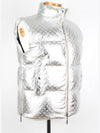 Silver embossed monogram vest 38size - LOUIS VUITTON - BALAAN 6