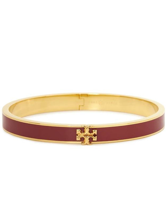 Kira Enamel Bangle Bracelet Gold Dried Tomato - TORY BURCH - BALAAN 2