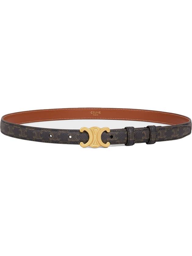 Triomphe Small Canvas Belt Brown - CELINE - BALAAN 2