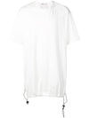 Drawstring Long Short Sleeve T-Shirt White - Y-3 - BALAAN 3