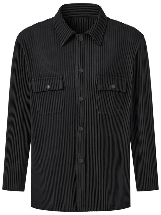 Men s Pleated Work Jacket Black - MONPLISSE - BALAAN 1