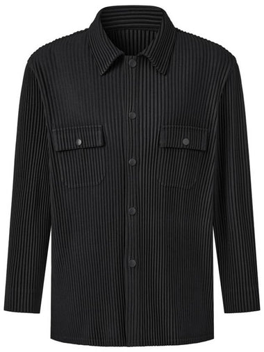 Men s Pleated Work Jacket Black - MONPLISSE - BALAAN 1