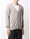 Fox Head Patch Classic Cardigan Beige Melange - MAISON KITSUNE - BALAAN 4