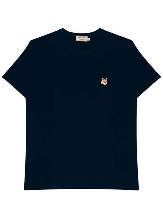 Fox Head Patch Classic Short Sleeve T-Shirt Ink Blue - MAISON KITSUNE - BALAAN 6