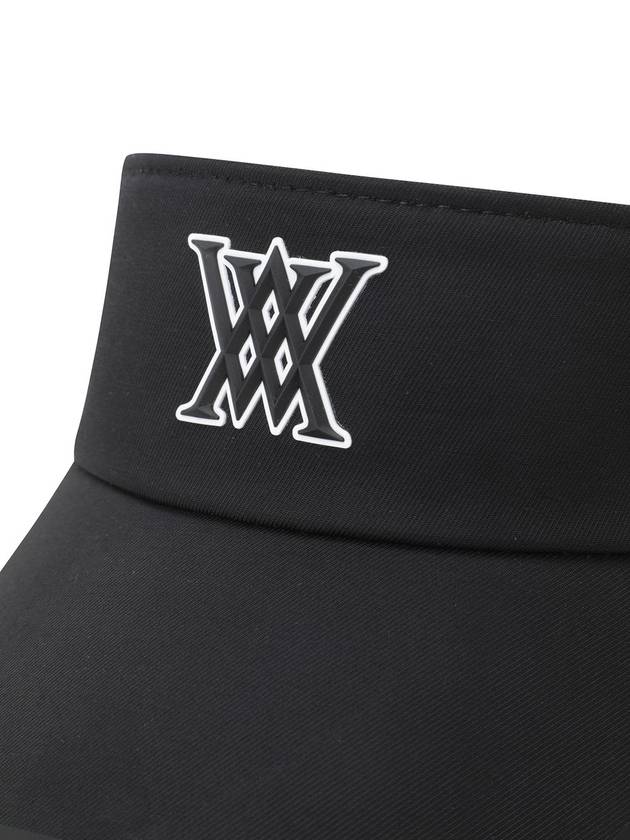 Official UNI ESSENTIAL LOGO VISOR BK - ANEWGOLF - BALAAN 5