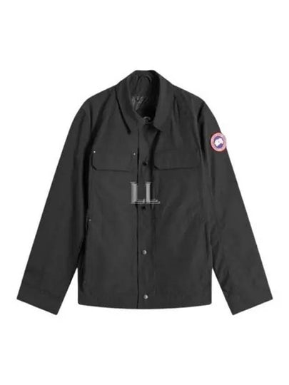 Burnaby Single Breasted Jacket Black - CANADA GOOSE - BALAAN 2