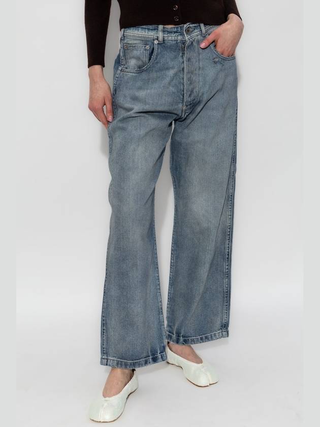 Maison Margiela Jeans With Vintage Effect, Women's, Blue - MAISON MARGIELA - BALAAN 3