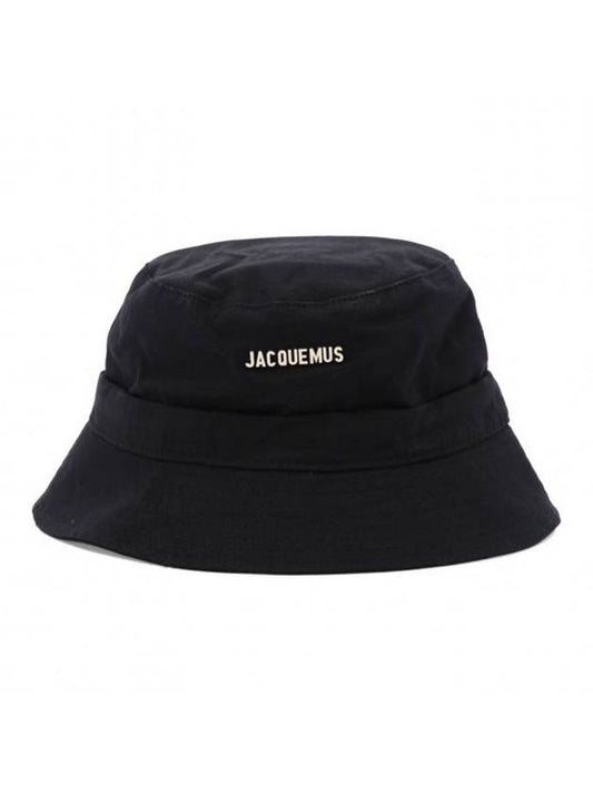 Le Bob Gadjo Bucket Hat Black - JACQUEMUS - BALAAN 1