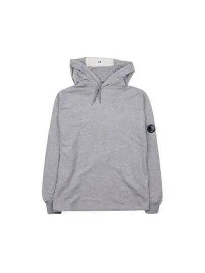 Men's Lens Wappen Fleece Hoodie Grey - CP COMPANY - BALAAN 2