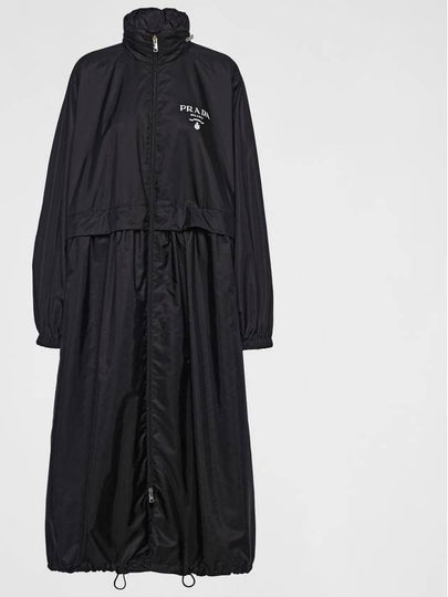 Re-Nylon Raincoat Black - PRADA - BALAAN 2