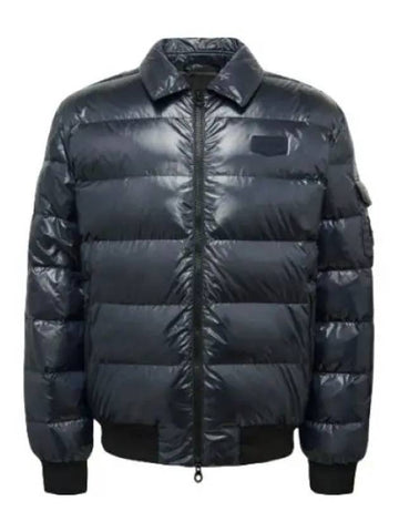 Boqueto Glossy Navy Men s Outerwear Padding - DUVETICA - BALAAN 1