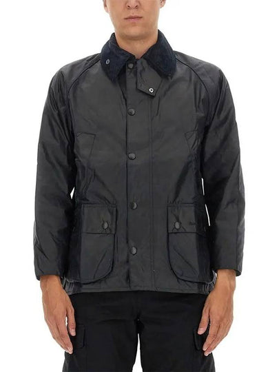 Bedale Wax Half Lined Jacket Navy - BARBOUR - BALAAN 2