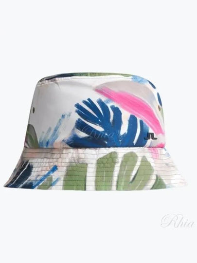 Olaf Print Bucket Hat Calypso Oil Green - J.LINDEBERG - BALAAN 2