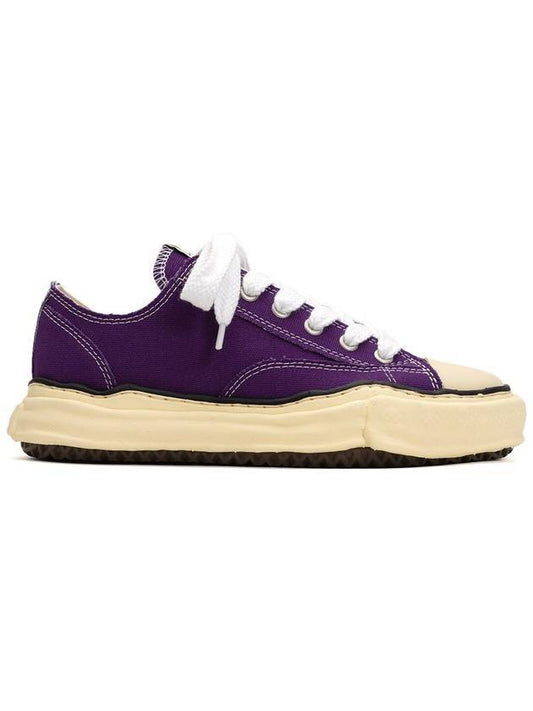 Peterson VL OG Sole Canvas Low Top Sneakers Purple - MIHARA YASUHIRO - BALAAN 1
