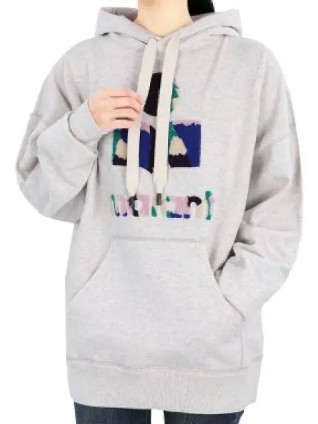 Mansell Logo Hoodie Top Ecru - ISABEL MARANT - BALAAN 2