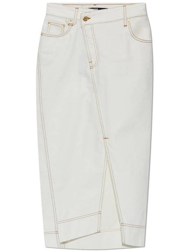 Jacquemus Denim Skirt, Women's, White - JACQUEMUS - BALAAN 1