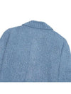 Ribbed Trimming Button Large Cardigan Blue - OUR LEGACY - BALAAN 5