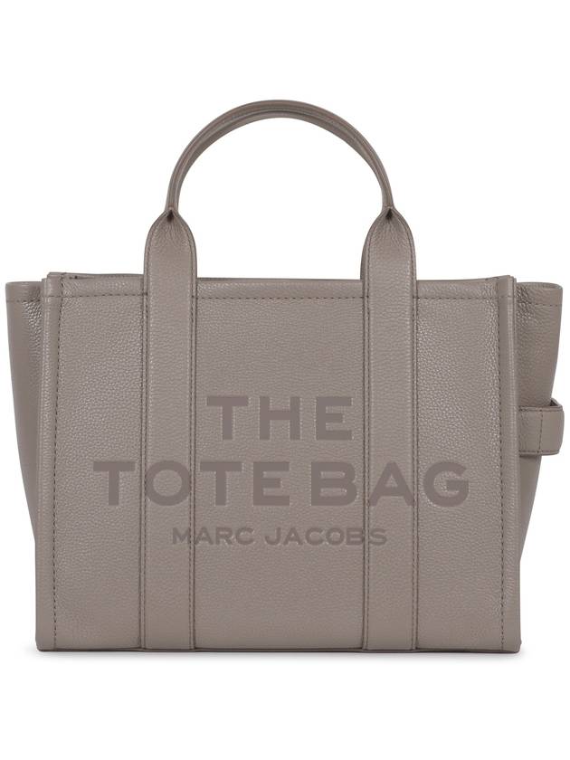 Logo Medium Leather Tote Bag Brown - MARC JACOBS - BALAAN 2