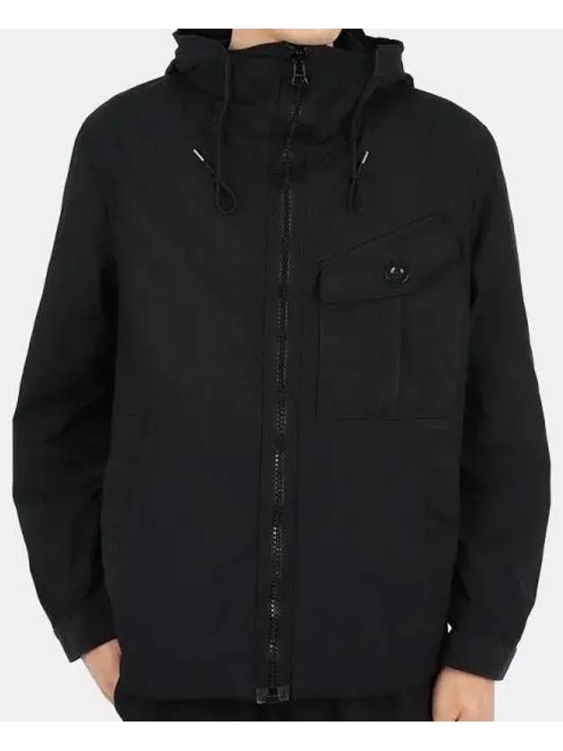 Men's Light Nylon Hooded Jacket Black - TEN C - BALAAN 2