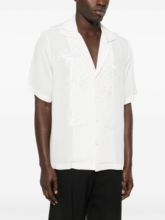 palm-tree embellished shirt - P.A.R.O.S.H. - BALAAN 4