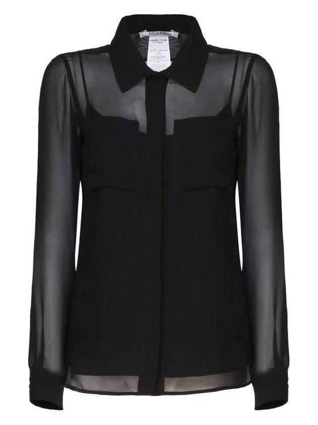 Ercole Silk Shirt Black - MAX MARA - BALAAN 2