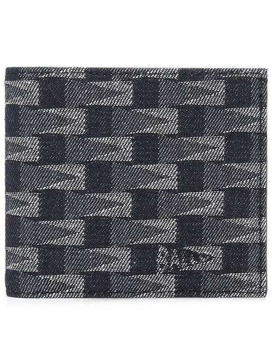 Men's Denim Half Wallet PNT BIFOLD 8CC 507 - BALLY - BALAAN 1