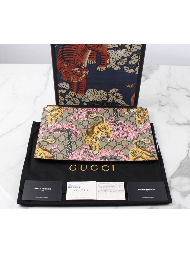 bengal tiger clutch bag - GUCCI - BALAAN 2