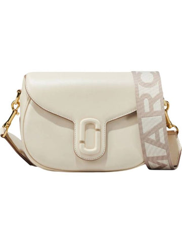 J Mark Saddle Logo Strap Cross Bag Cloud White - MARC JACOBS - BALAAN 1