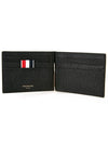 Men's Three Stripes Tab Classic Money Clip Card Wallet Black - THOM BROWNE - BALAAN 4