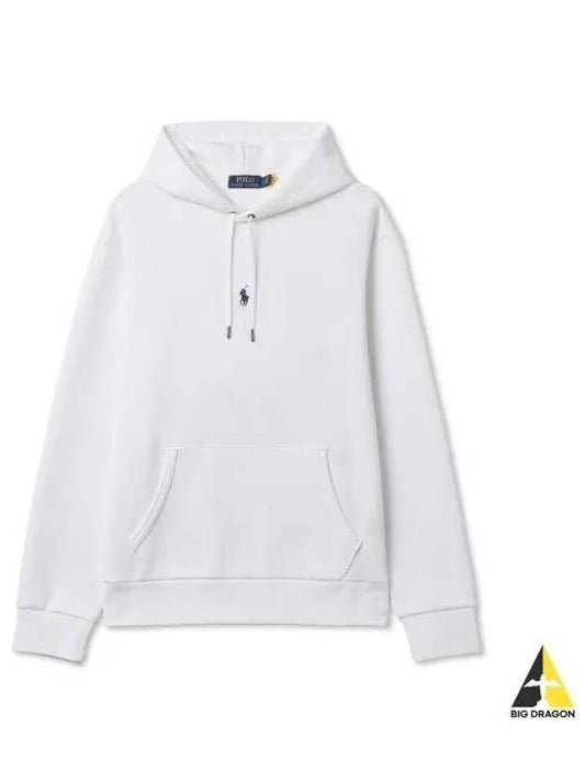 double knit hoodie white - POLO RALPH LAUREN - BALAAN 1