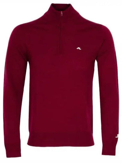 Kian Zipped Knit Top Red - J.LINDEBERG - BALAAN 2