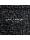 Logo Duffel Leather Brief Case Black - SAINT LAURENT - BALAAN 8