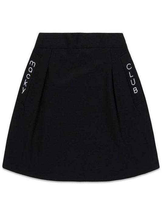 Mini Full Line Skirt Black MCSS24SSK3BK - MACKY - BALAAN 2