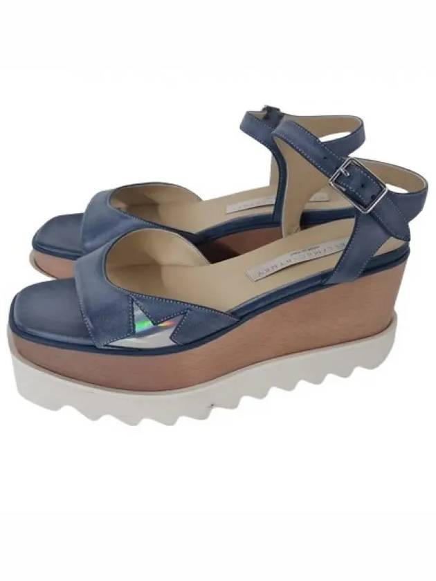 Women's Platform Sandals Blue - STELLA MCCARTNEY - BALAAN 3