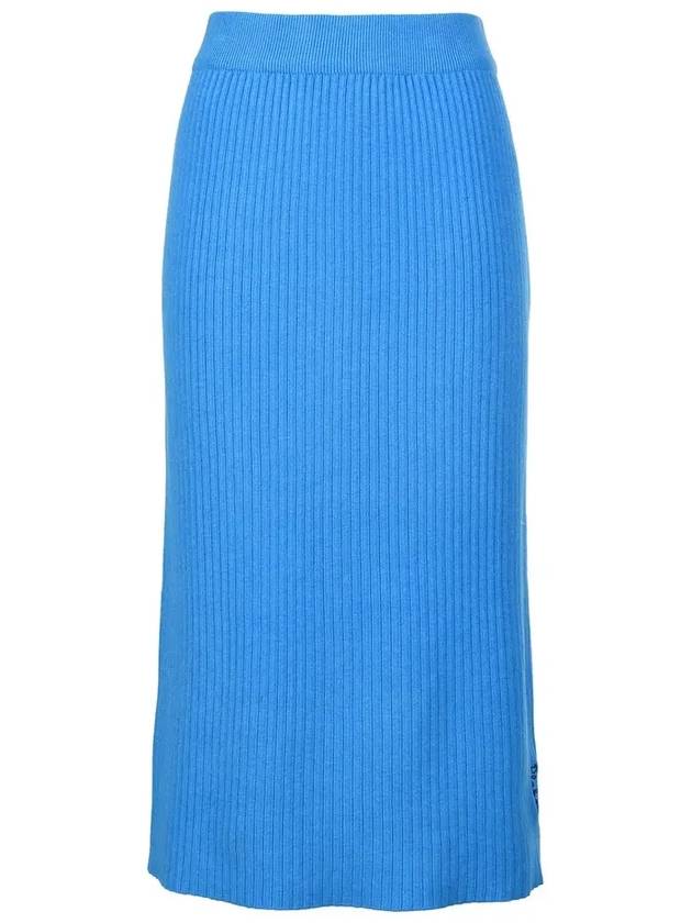 Playable hot color knit long H-line skirt - P_LABEL - BALAAN 9