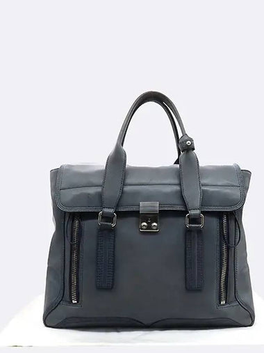 Philip Lim silver buckle decorated leather tote bag - 3.1 PHILLIP LIM - BALAAN 1