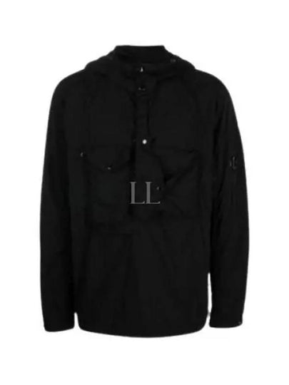 Men's Chorme-R Lens Patch Anorak Black - CP COMPANY - BALAAN 2