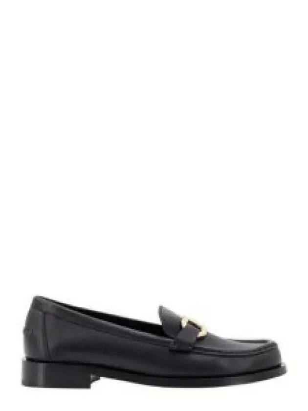 Gancini Ornament Loafers Black - SALVATORE FERRAGAMO - BALAAN 2