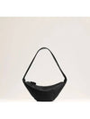 Croissant Small Nappa Leather Cross Bag Black - LEMAIRE - BALAAN 2