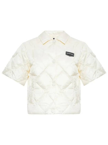 Logo Patch Quilted Padding White - DUVETICA - BALAAN 1