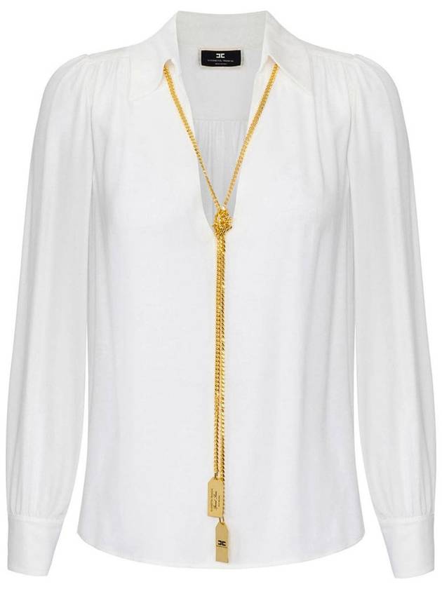 Elisabetta Franchi Georgette Shirt - ELISABETTA FRANCHI - BALAAN 1