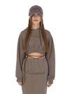 IHD001 6 Cool Attitude Crop Hood Brown - ITZAVIBE - BALAAN 2