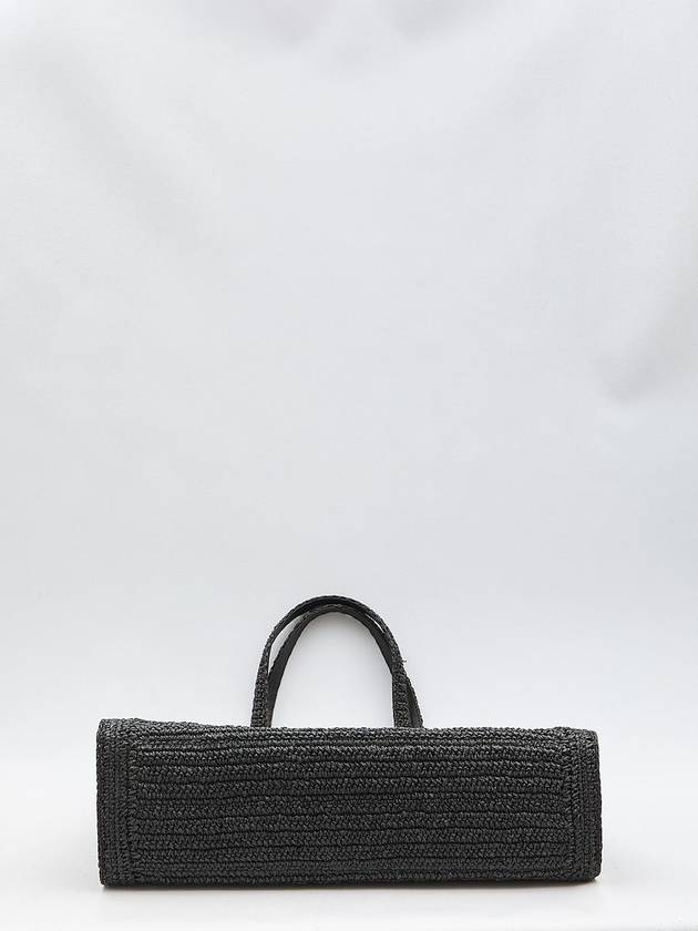 Ella Hand Crocheted Tote Bag Black - TORY BURCH - BALAAN 4