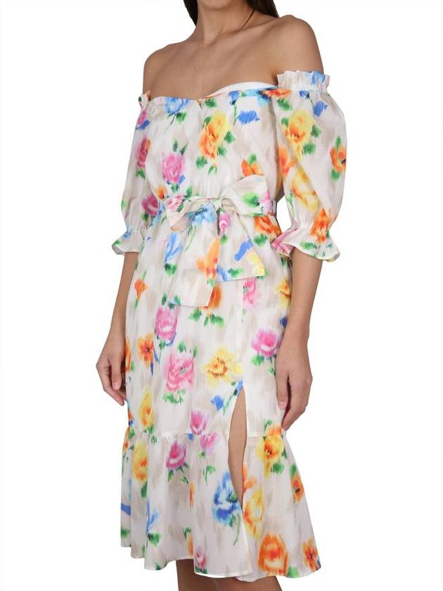 Boutique Midi Dress 04260836 1888 MULTICOLOUR - MOSCHINO - BALAAN 5