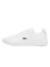 Carnaby Pro BL Leather Tonal Low Top Sneakers Navy White - LACOSTE - BALAAN 1